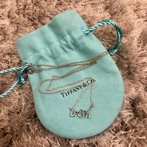 Tiffany & Co Sterling Silver Wish Necklace